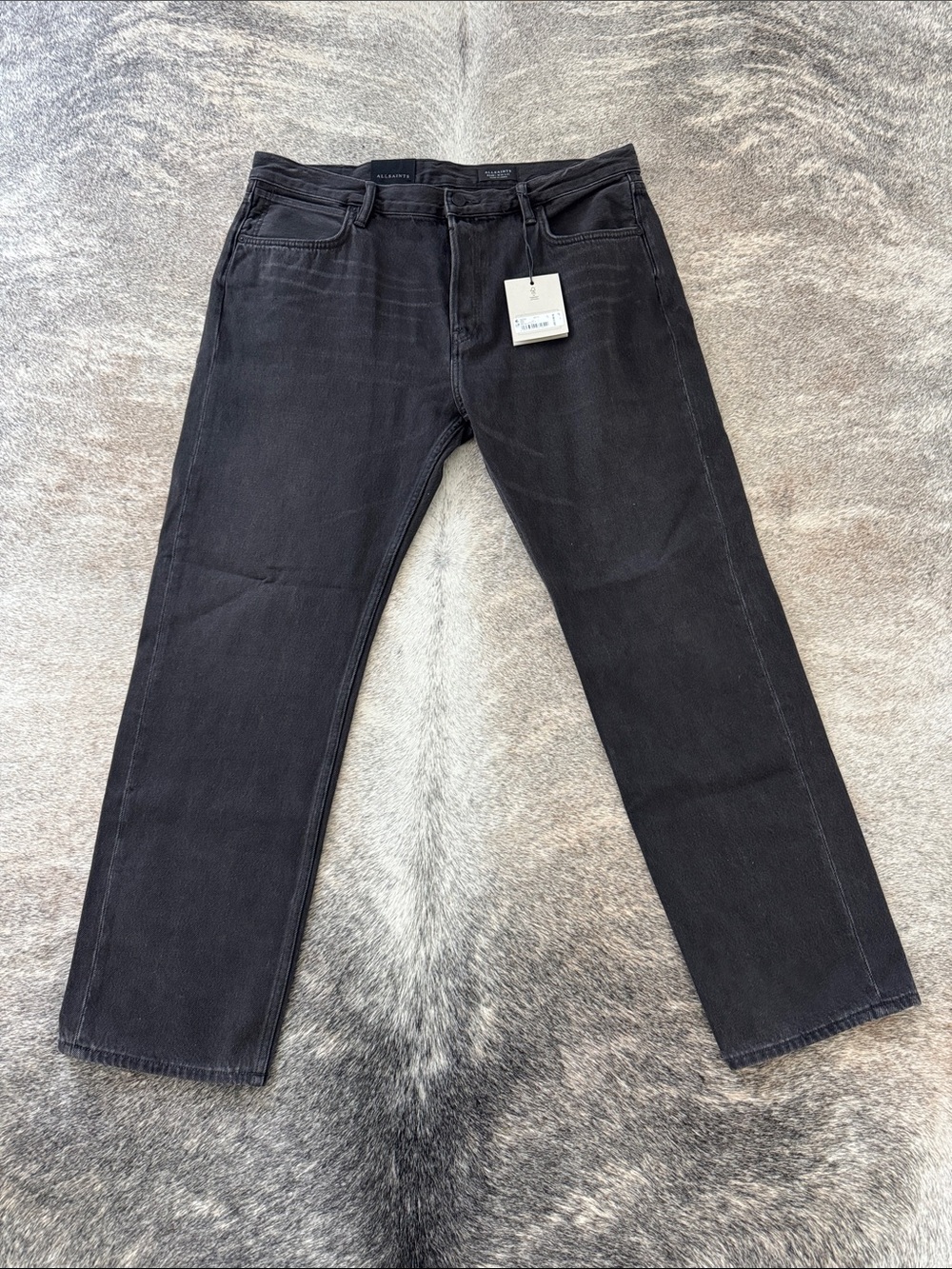 AllSaints Black Straight Men’s Jeans